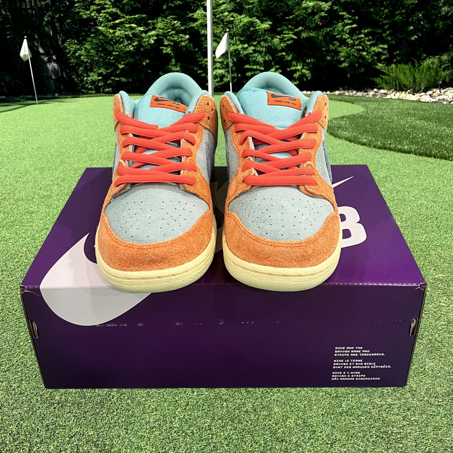 Nike SB Dunk Orange Emerald Rise