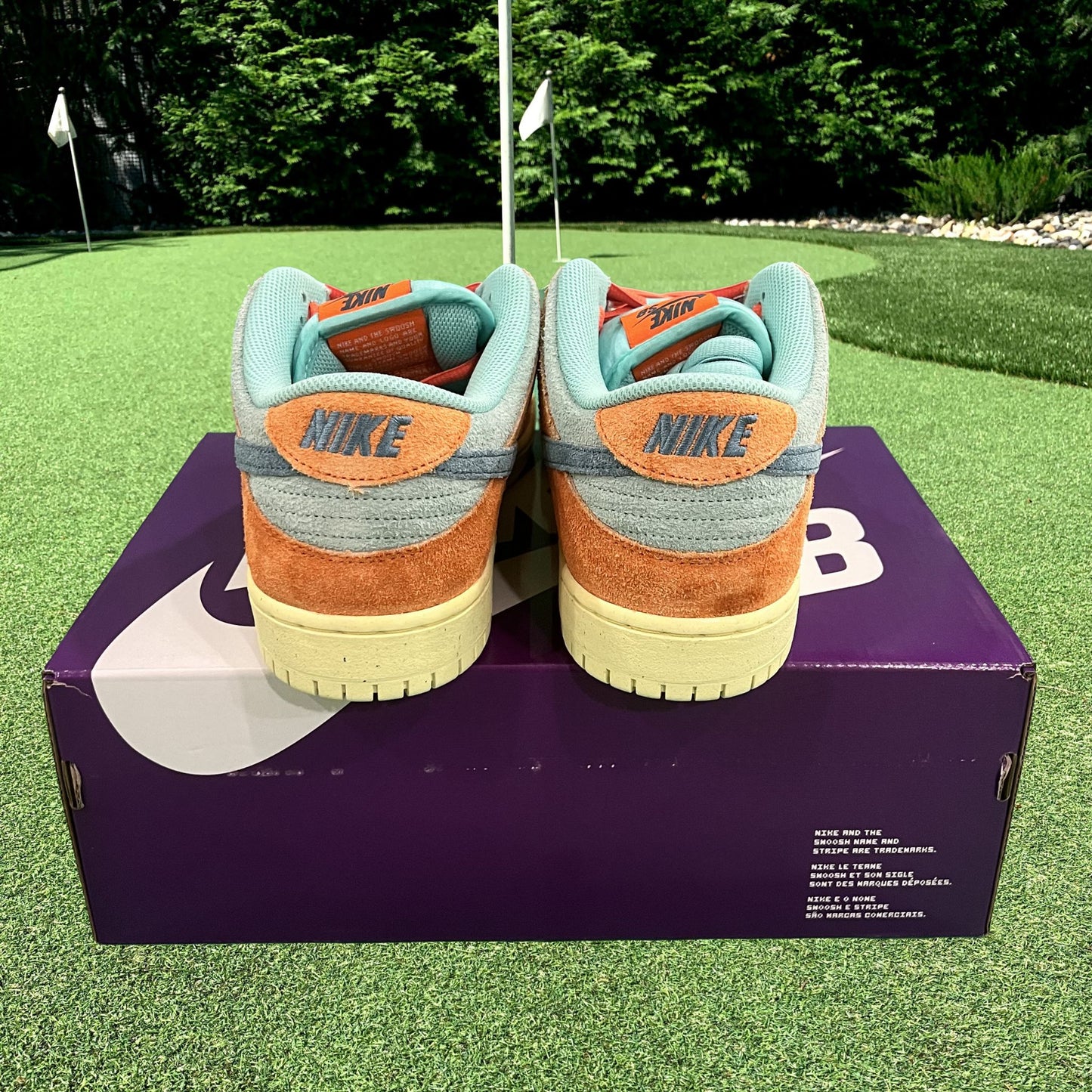 Nike SB Dunk Orange Emerald Rise