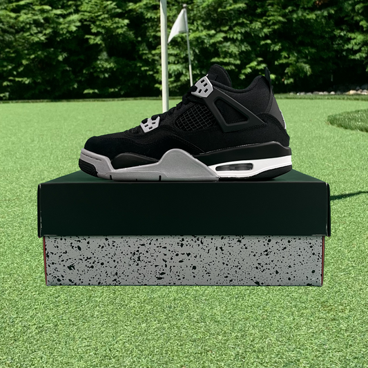 Air Jordan 4 Retro SE GS Black Canvas