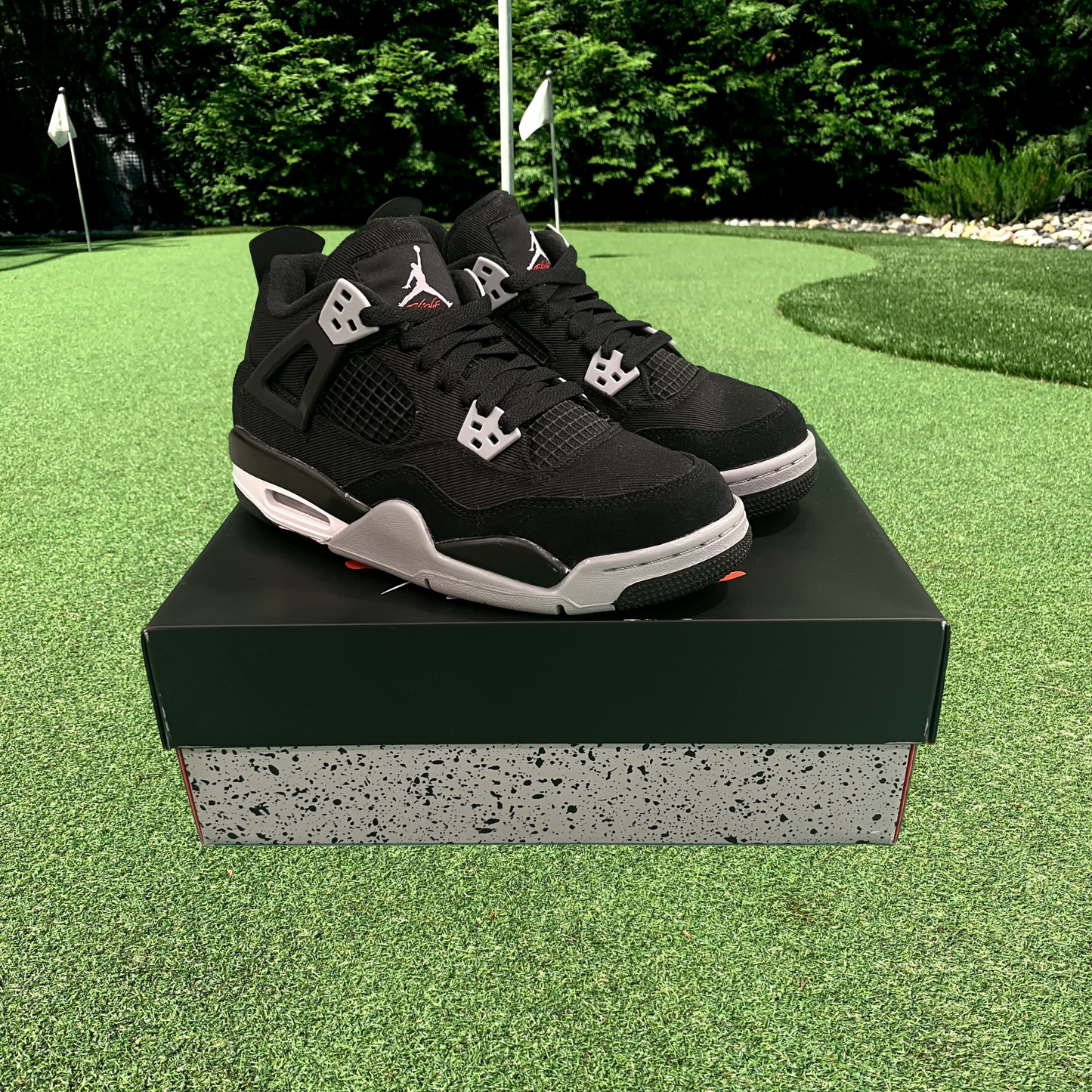 Air Jordan 4 Retro SE GS Black Canvas
