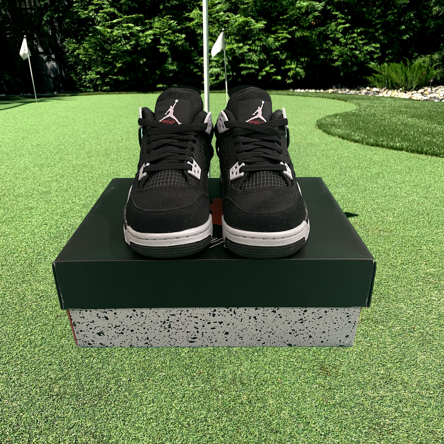 Air Jordan 4 Retro SE GS Black Canvas