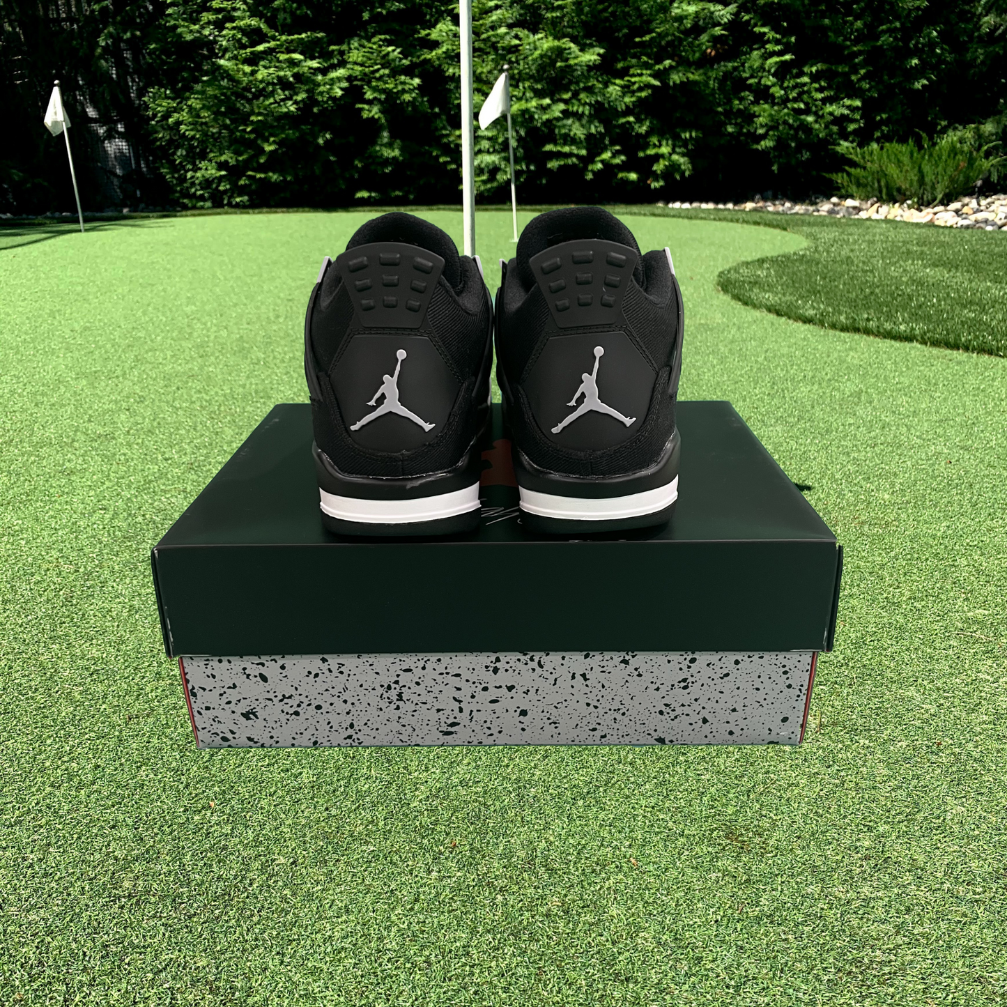 Air Jordan 4 Retro SE GS Black Canvas