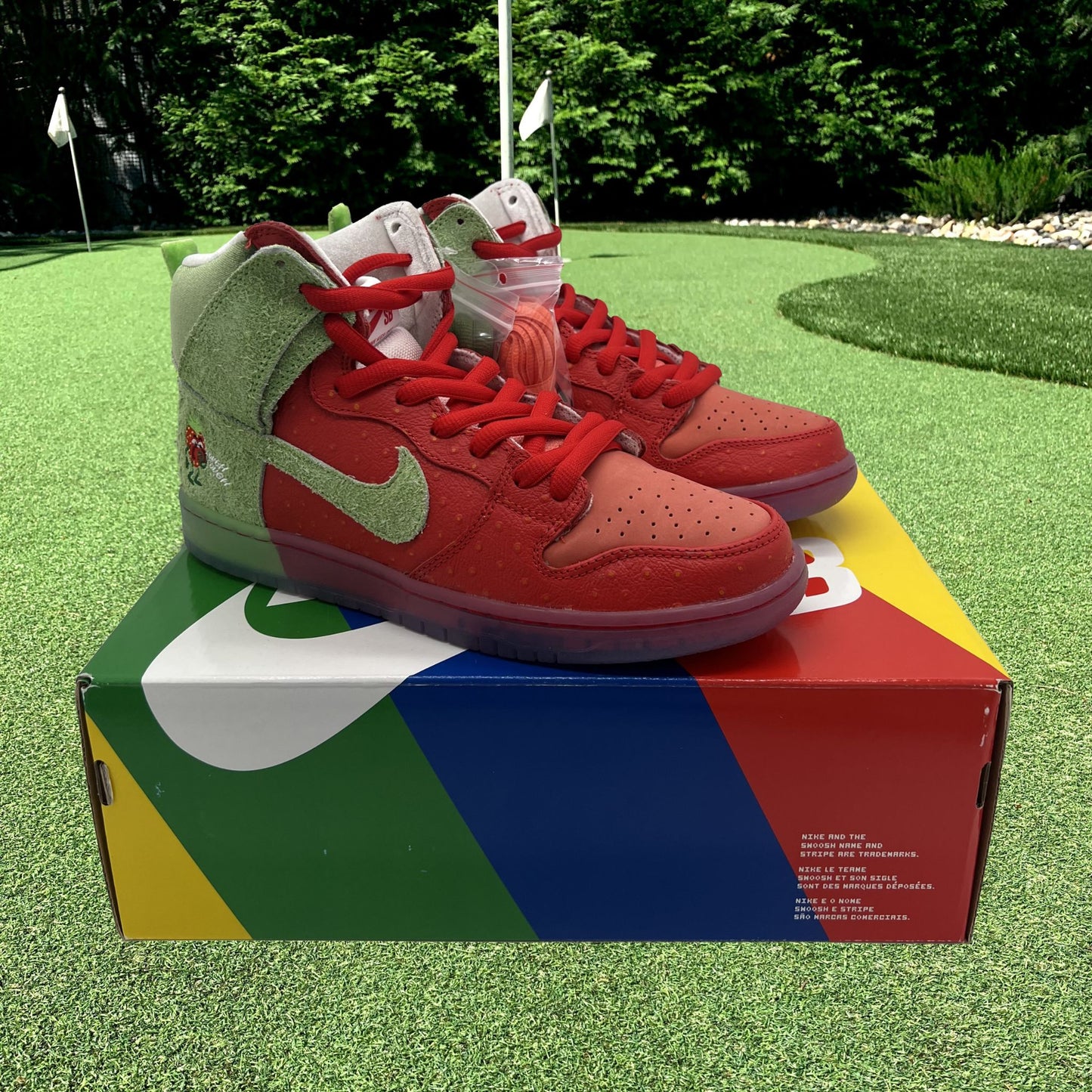 Nike Dunk SB High Strawberry Cough